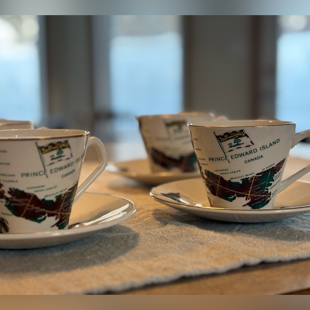 Prince Edward Island Themed Teacup Set